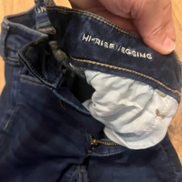 American Eagle Hi Rise skinny jeans size 0 - Picture 5 of 6